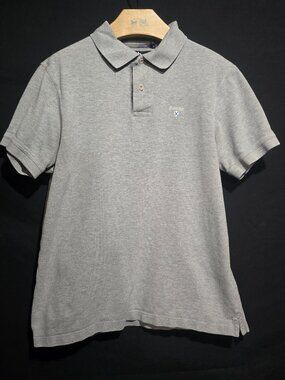 Barbour Teen SS Knit Polo - Gray - Sz L* (men's S*)